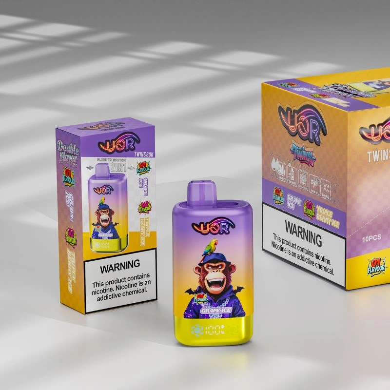 UOR Twins 80000 Puffs Engangs Vape Enhed Høj Kapacitet UOR Twins 80000 Puffs Engangs Vape Enhed Høj Kapacitet