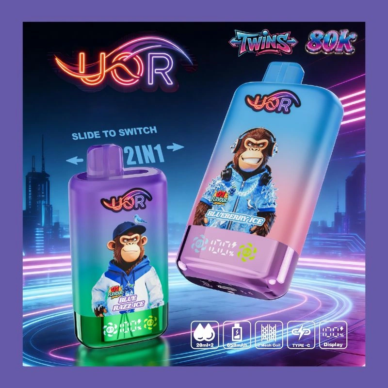 UOR Twins 80000 Puffs Engangs Vape Bedst Salg i EU UOR Twins 80000 Puffs Engangs Vape Bedst Salg i EU