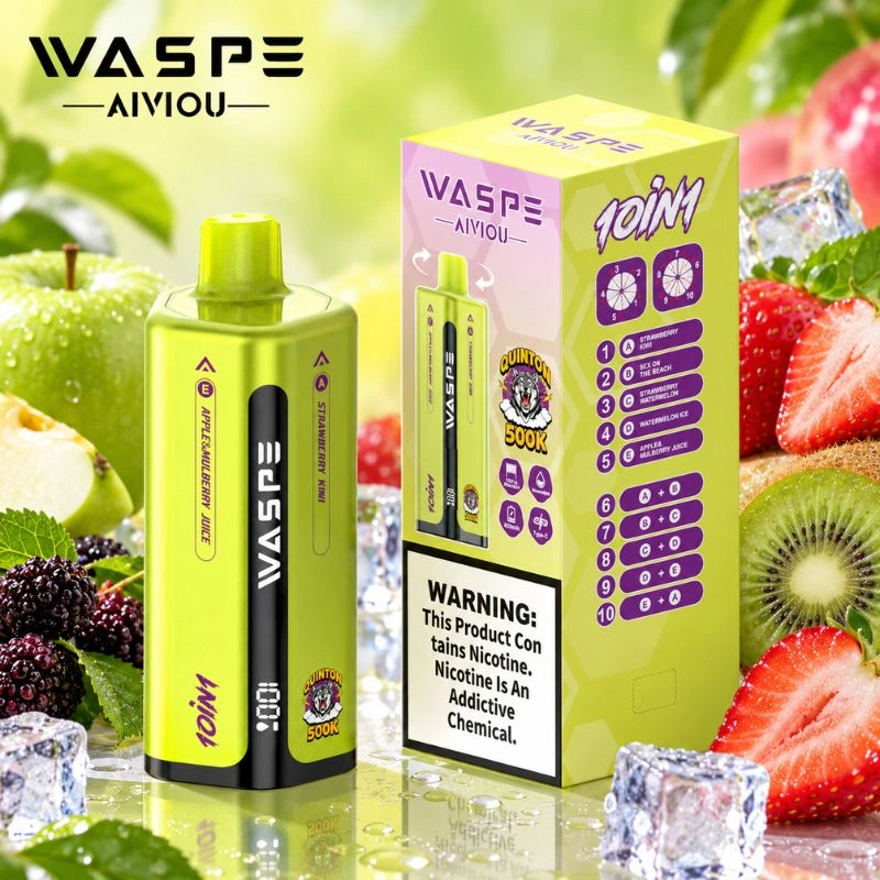 WASPE 10 in 1 500K Puff Vape Device Bulk Buy WASPE 10 in 1 500K Puff Vape Device Bulk Buy