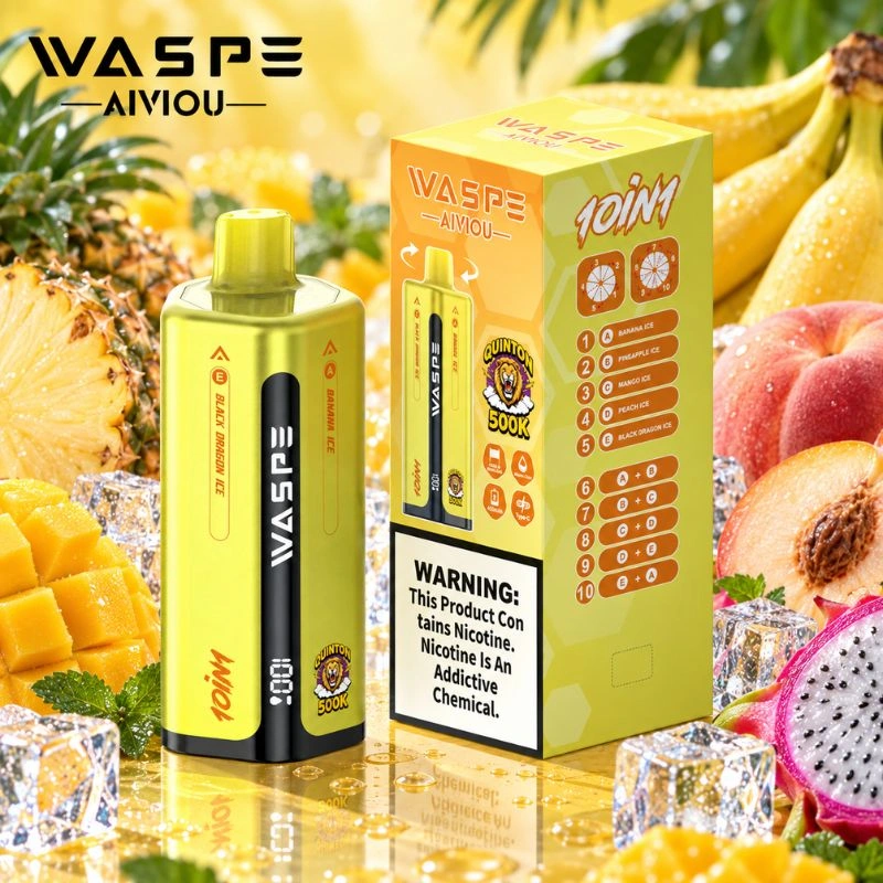 WASPE 10 in 1 Flavors 500K Puffs Disposable Vape WASPE 10 in 1 Flavors 500K Puffs Disposable Vape
