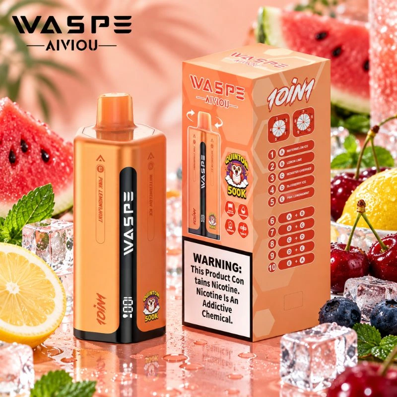 WASPE 10 in 1 Quinton 500000 Puff Vape Wholesale WASPE 10 in 1 Quinton 500000 Puff Vape Wholesale