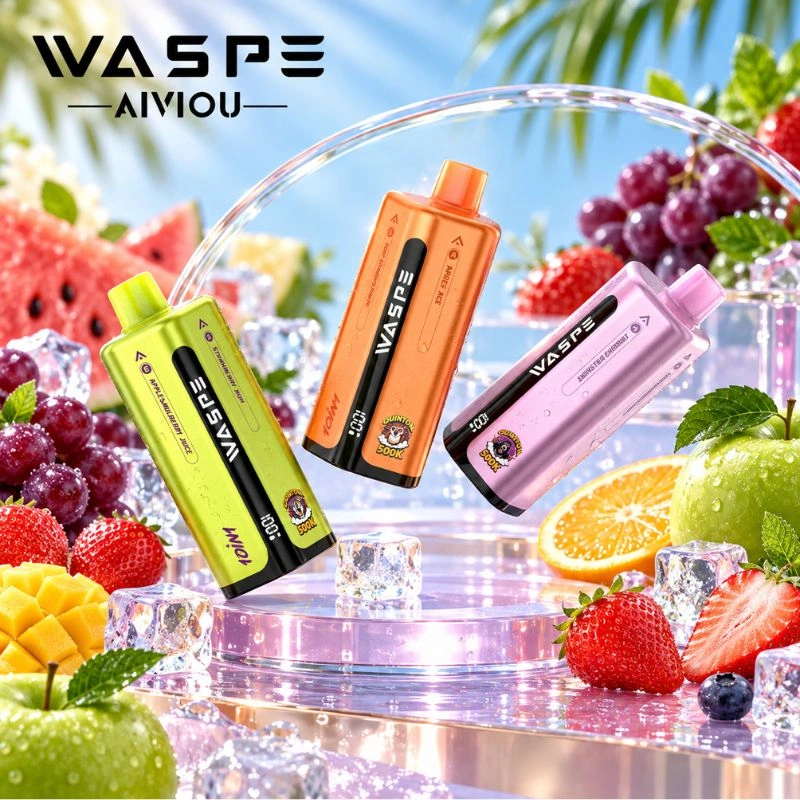WASPE 10 em 1 Quinton 500 000 tragadas – Vaporizador descartável – Compra a granel WASPE 10 em 1 Quinton 500 000 tragadas – Vaporizador descartável – Compra a granel